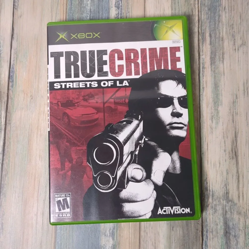 True Crime: Streets of L.A. (Microsoft Xbox, 2003) CIB Complete w/ Manual